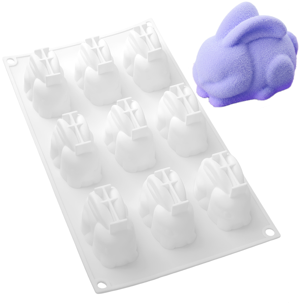 Stampo in Silicone a 9 Cavità  - Bunny Cake Mold recensione e prezzo